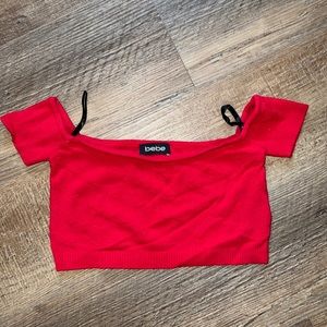 Off the Shoulder Crop Top